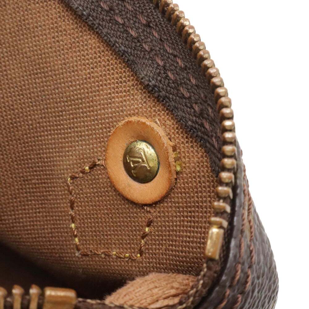 LOUIS VUITTON Brown Monogram Mini Speedy Pouch - Picture 8 of 9